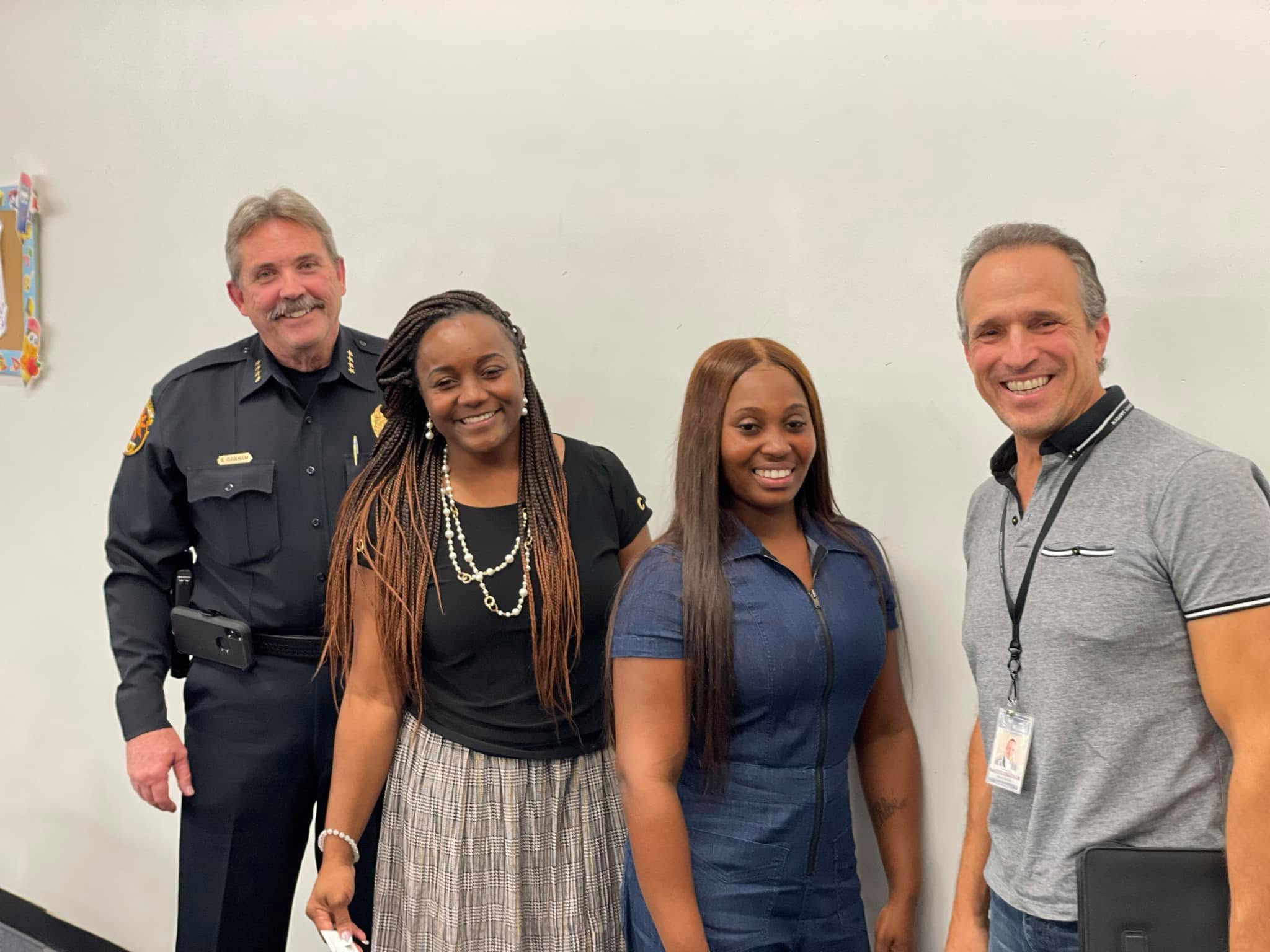 Chloe Johnson Brunson with community leaders together