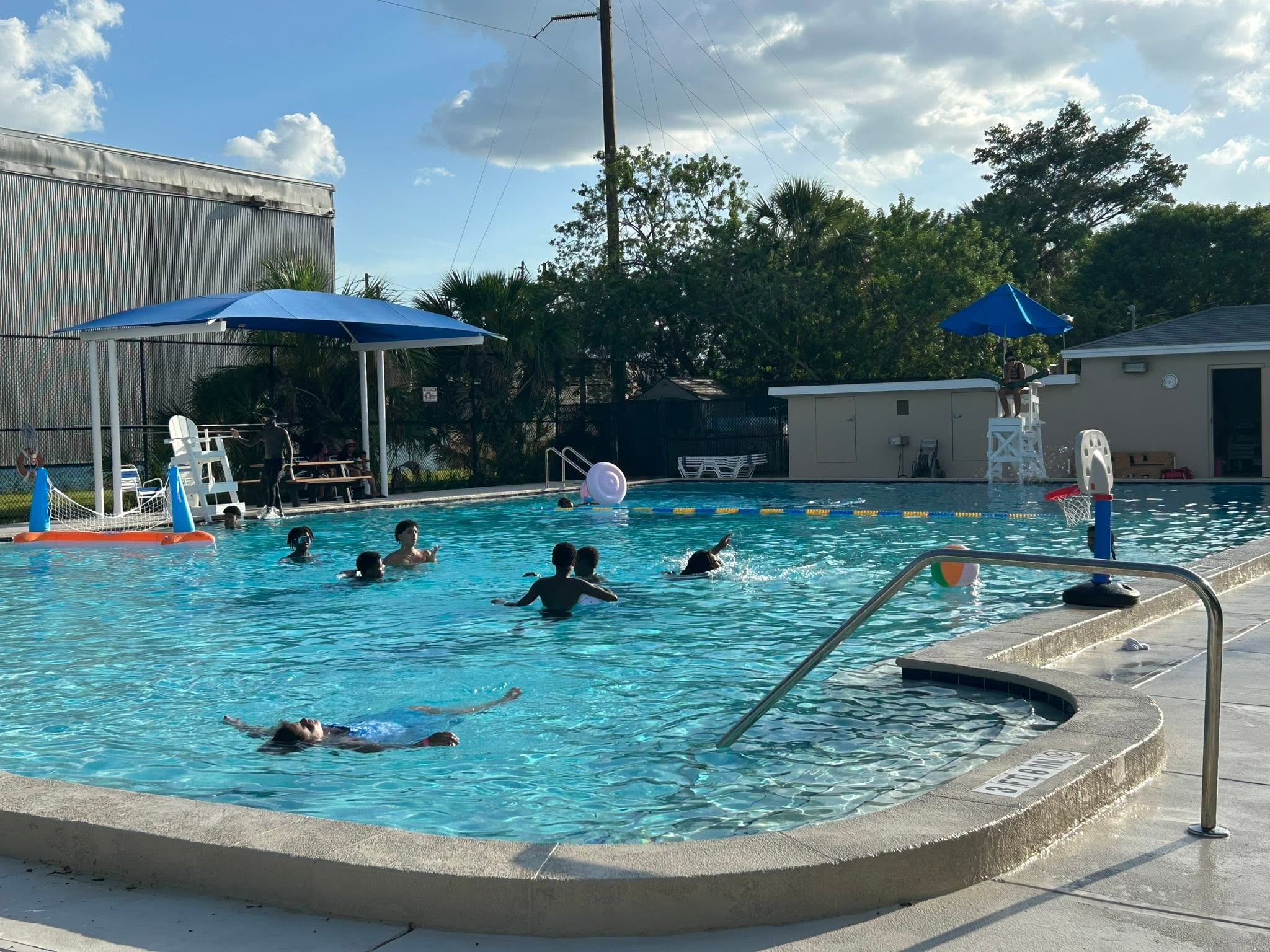 East Winter Garden neighbors enjoying a community pool event